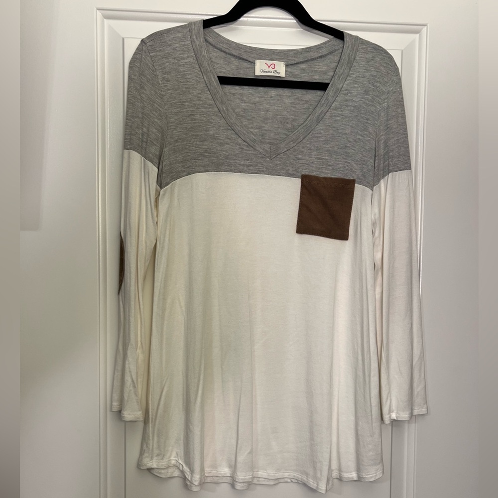 Long Sleeve v neck Top